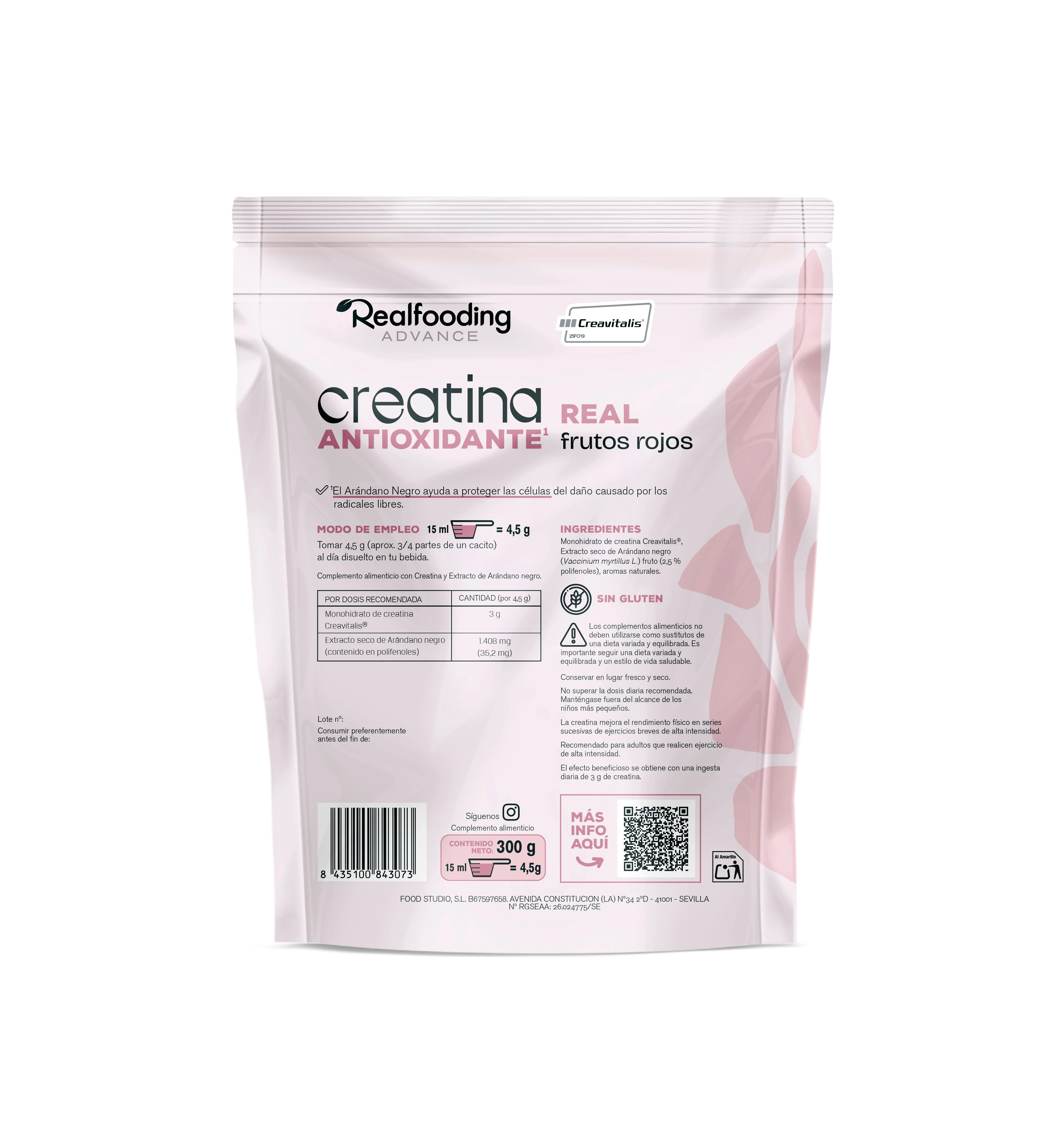 Pack Creatina Neutra + Creatina Frutos Rojos - Image 3