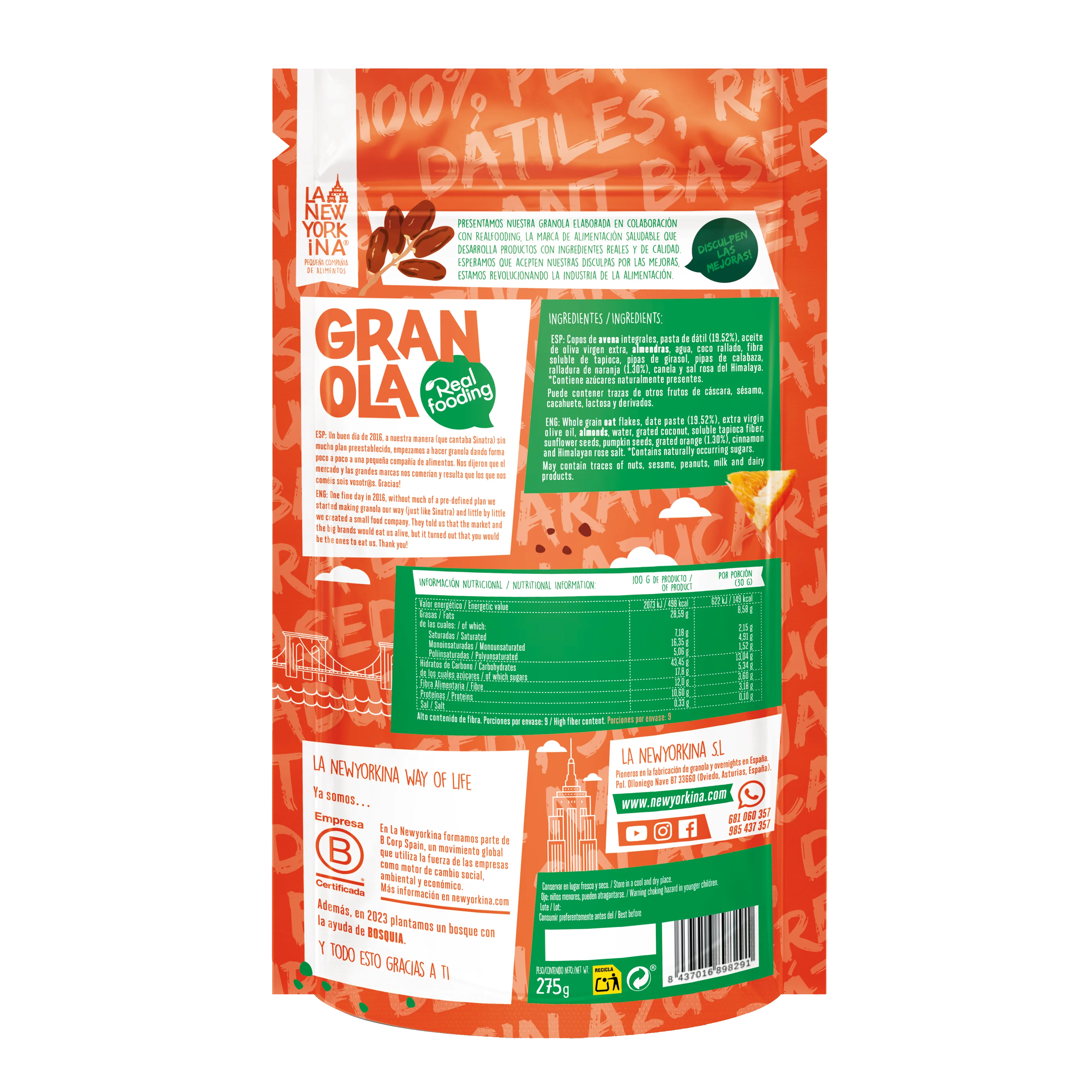 Granola Con Ralladura De Naranja y Dátil - Image 4